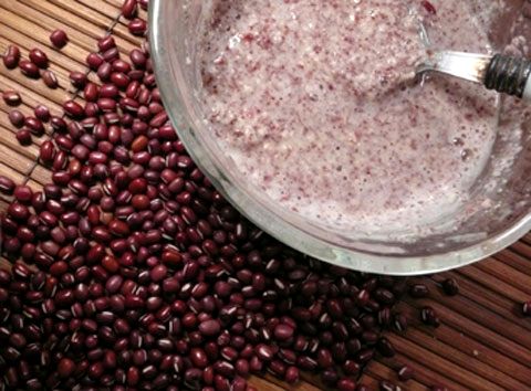 How Beauty Sensitive Skin With Red Bean Powder And Coconut Oil